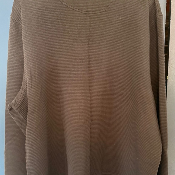 XXL. Men’s LL Bean Lakewashed Double Knit Sweater Navy. New with tag - Picture 3 of 3